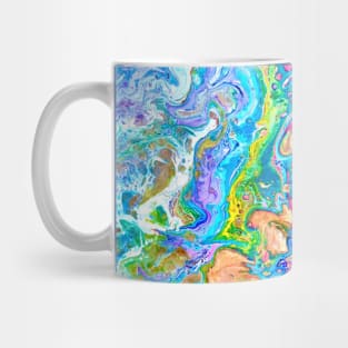 Pastel abstract acrylic pour Mug